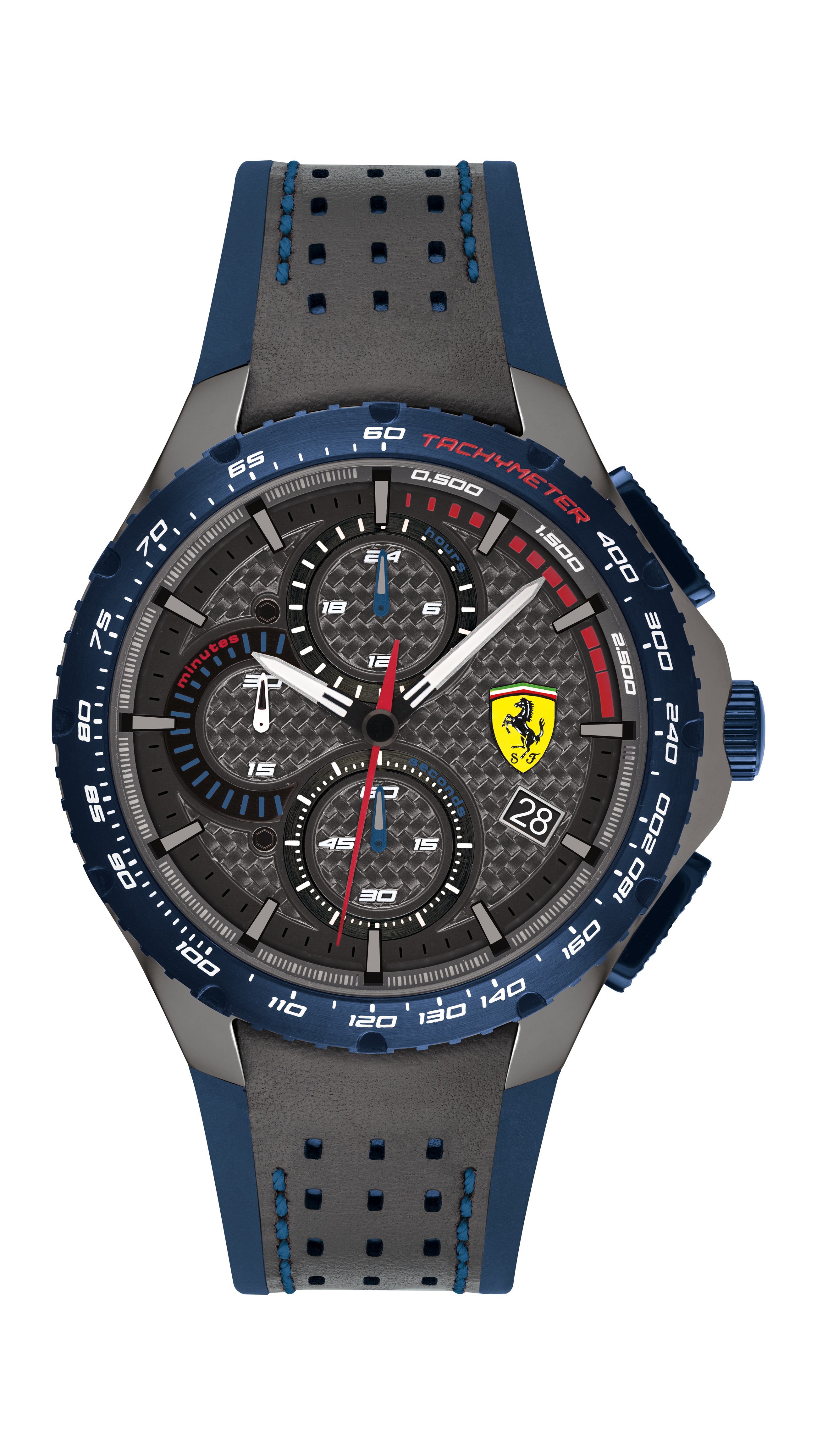 Scuderia Ferrari Pista Grey，藍色男士手錶（08307354）